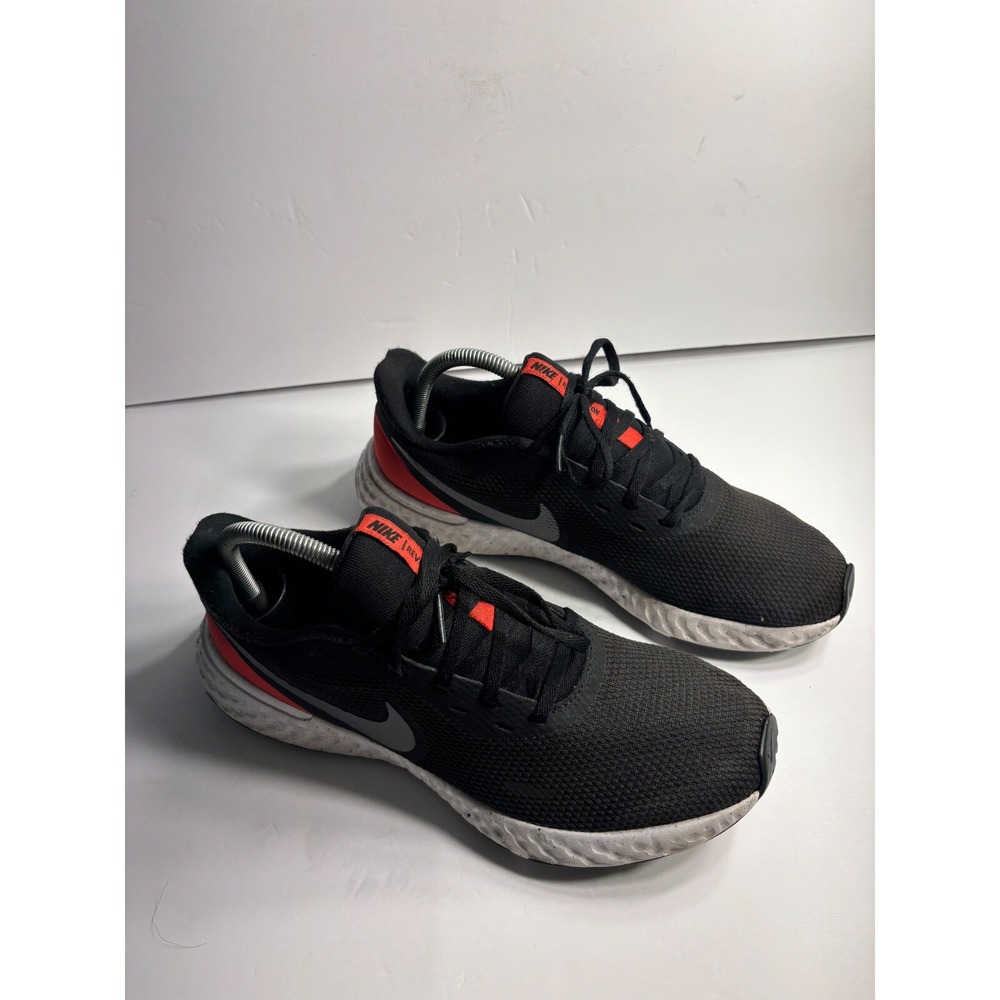 Nike Revolution 5 Running Shoes Men's Black White Lightweight Lace Up BQ3204-003